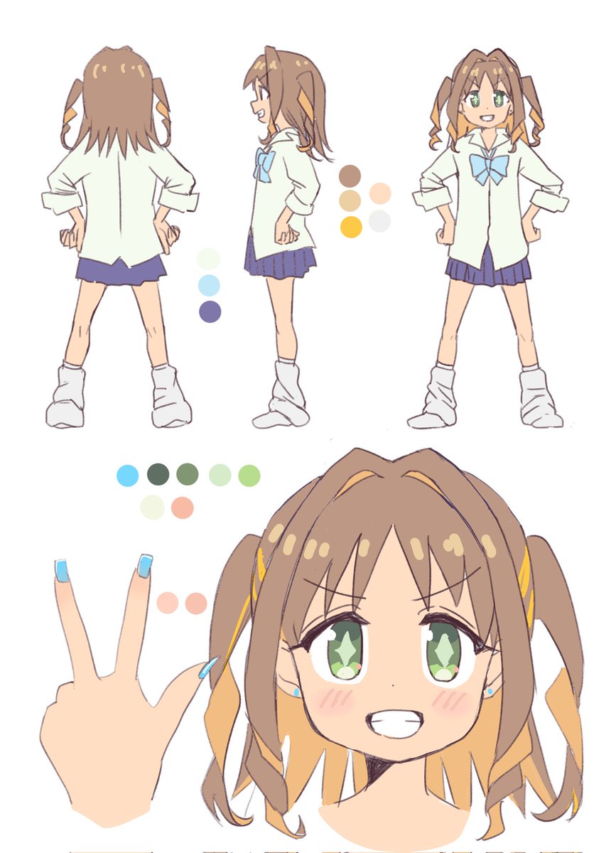 桜花あさひ 「ワイの描いたギャさひも見て………… 」|たまＸのイラスト
