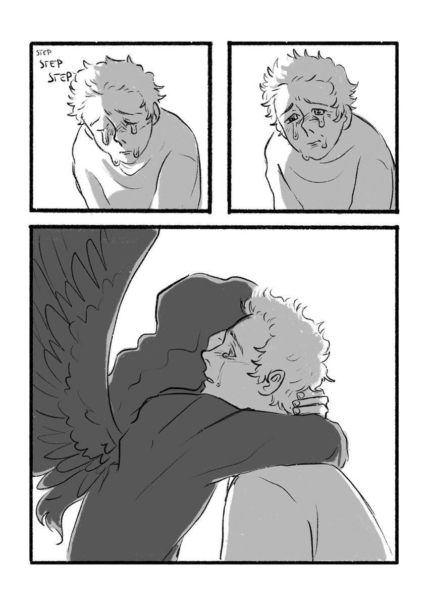 part 15 (1/2)
a good cry
#goodomens #aziraphale #crowley #aziraphalegoodomens  #angst #murielgoodomens