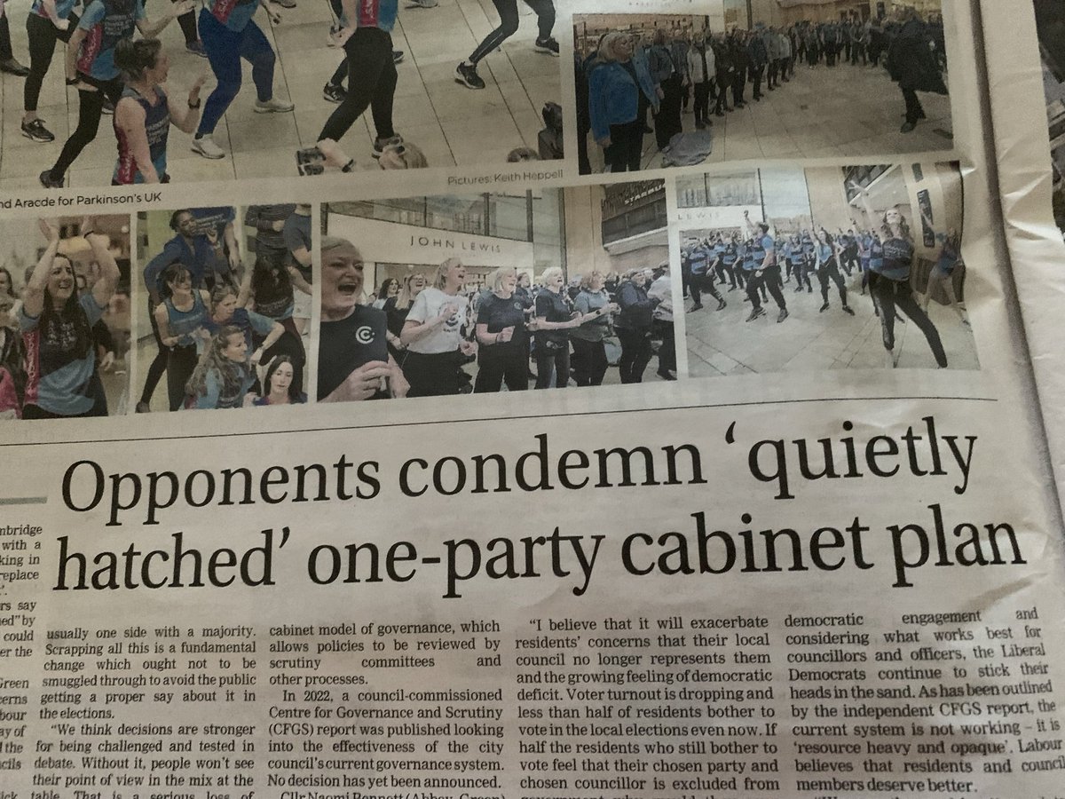 A growth company to run Cambridge. An unelected consortium of officers & business partners who include Camb Bid (business group Camb Ahead & University on Bid board) & Camb Univ, already runs city centre & Cam’s green spaces. Now “quietly hatched” plans for a one-party Cabinet’?