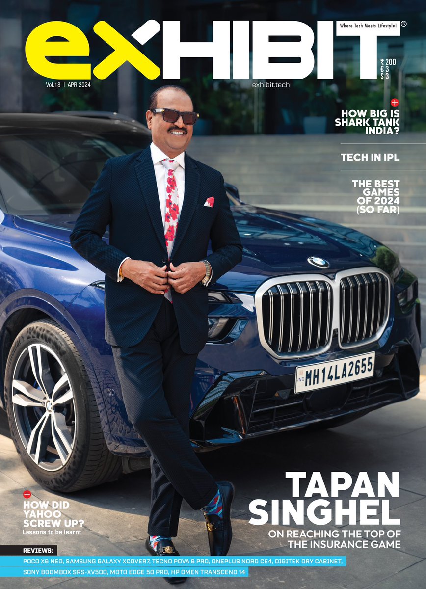 Our leadership issue with @tapansinghel of @BajajAllianz is on stands now #April2024 #tapansinghel