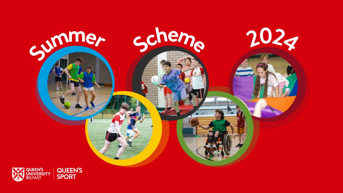 📢It's that time of year again! The Queen's Sport Summer Scheme is back.. 🌟Enrolment for Queen's Staff & Students opens on Tuesday 7 May, General enrolment opens on Friday 24 May. Visit the Queen's Sport Summer Scheme Website for more information. #SummerScheme #QueensSport