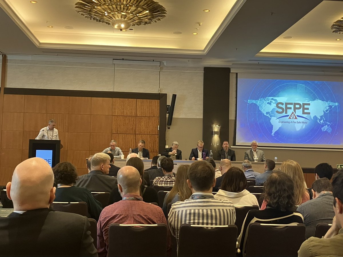 SFPE conference on performance based design in Copenhagen for the next three days