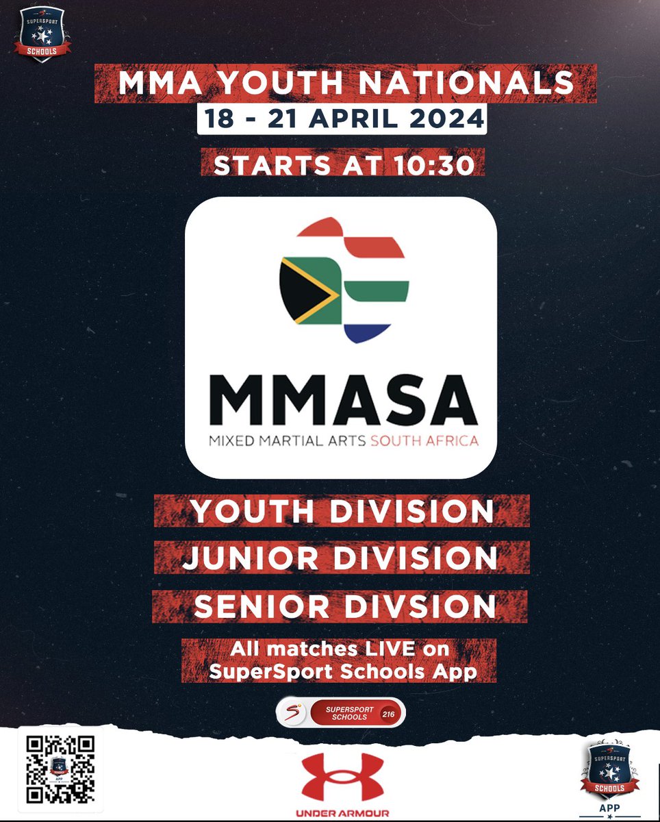 Official Press Release: SuperSport Schools to broadcast the 2024 MMA National Championships for the first time.