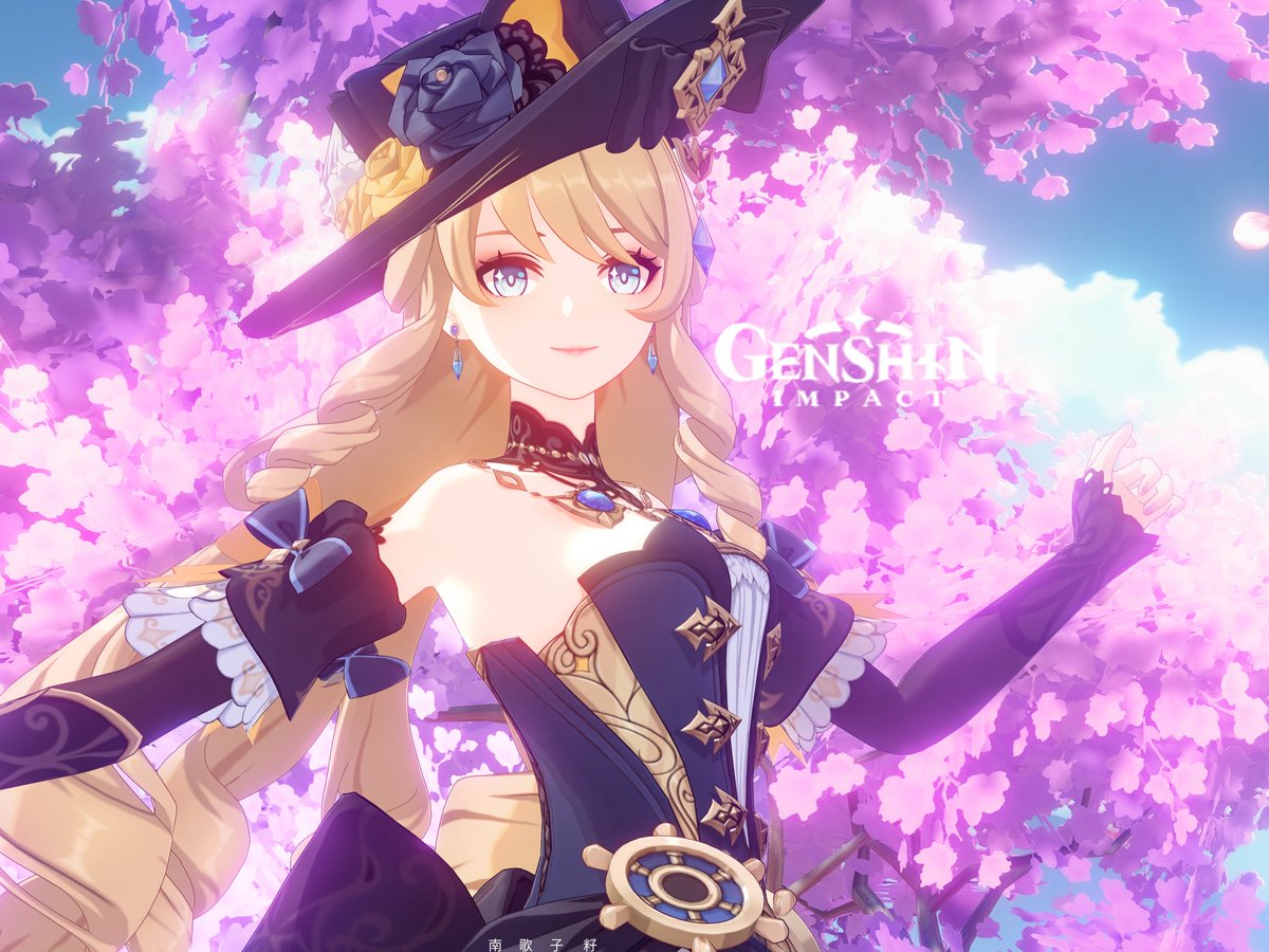 #GenshinImpact  #原神イラスト #原神 #娜维娅 #Navia 
春日邀约