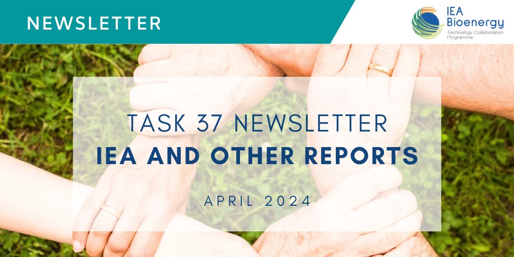 📨 IEA Bioenergy Task 37 (Energy from Biogas) April newsletter is out! 👉 In this issue you will find a selection of reports from different orgnizations 🔗 task37.ieabioenergy.com/wp-content/upl… @IEA, @ademe, @Deloitte, @EU_Commission