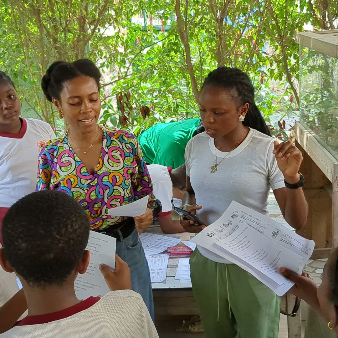 Intern Spotlight ✨ Today, we are excited to spotlight @TheBraveScalpel journey throughout the #BioverseNG internship program at the @greenfingerswi . Throughout her internship, Precious actively participated in wildlife research, sea turtles rehabilitation, documentation and