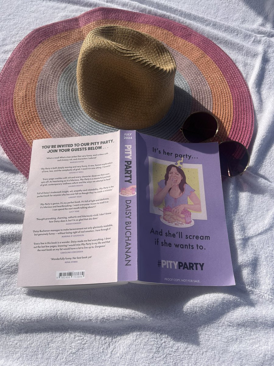 I love @NotRollergirl so much, I took her on holiday. She’s made me laugh, she’s made me cry and now she’s making me scream. She’s bloody brilliant. #PityParty by the brilliant Daisy Buchanan is out 11 July. Preorders open.