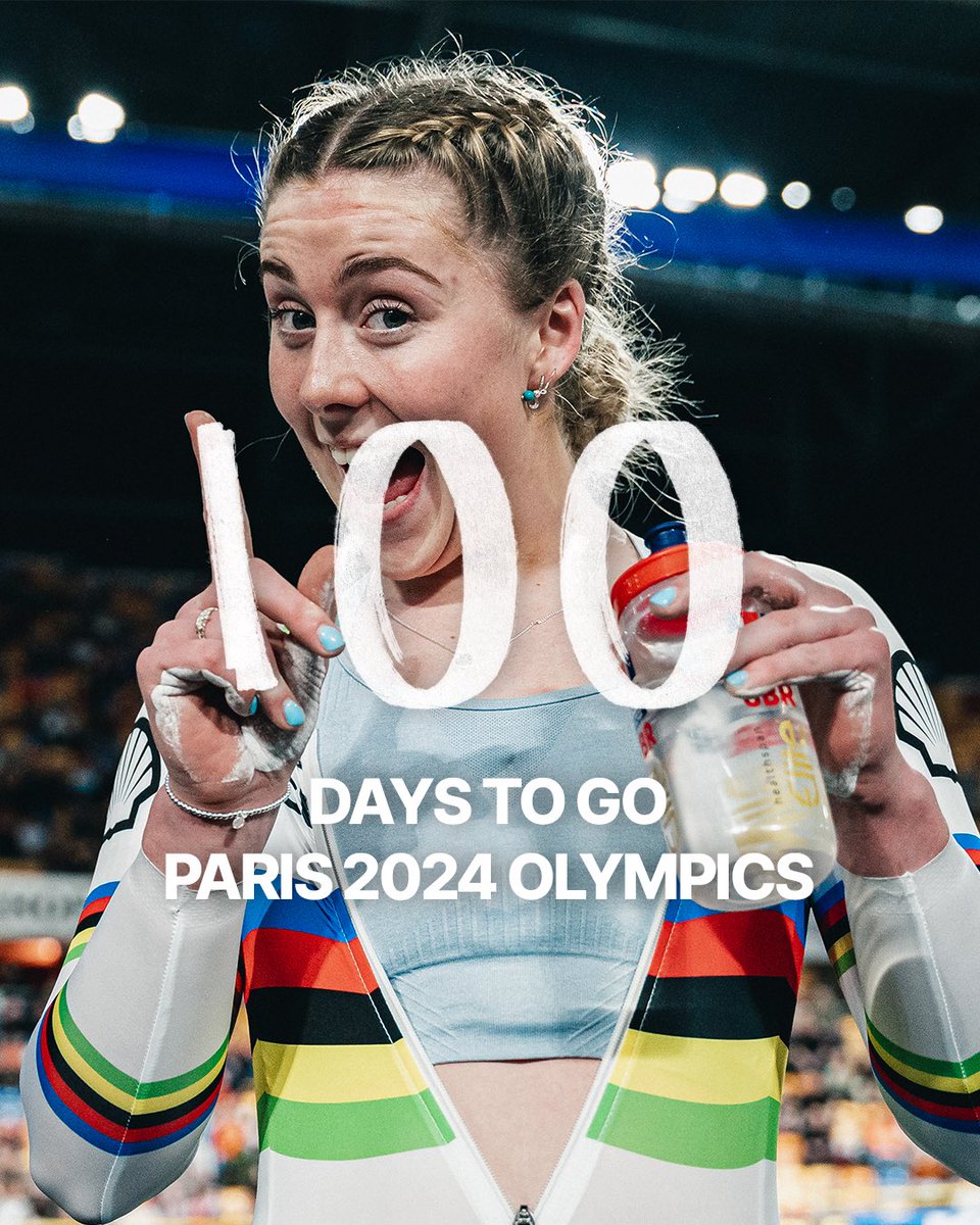The countdown to @Paris2024 is well and truly on now 🤩 🚴

#Paris2024 | #100DaysToGo
