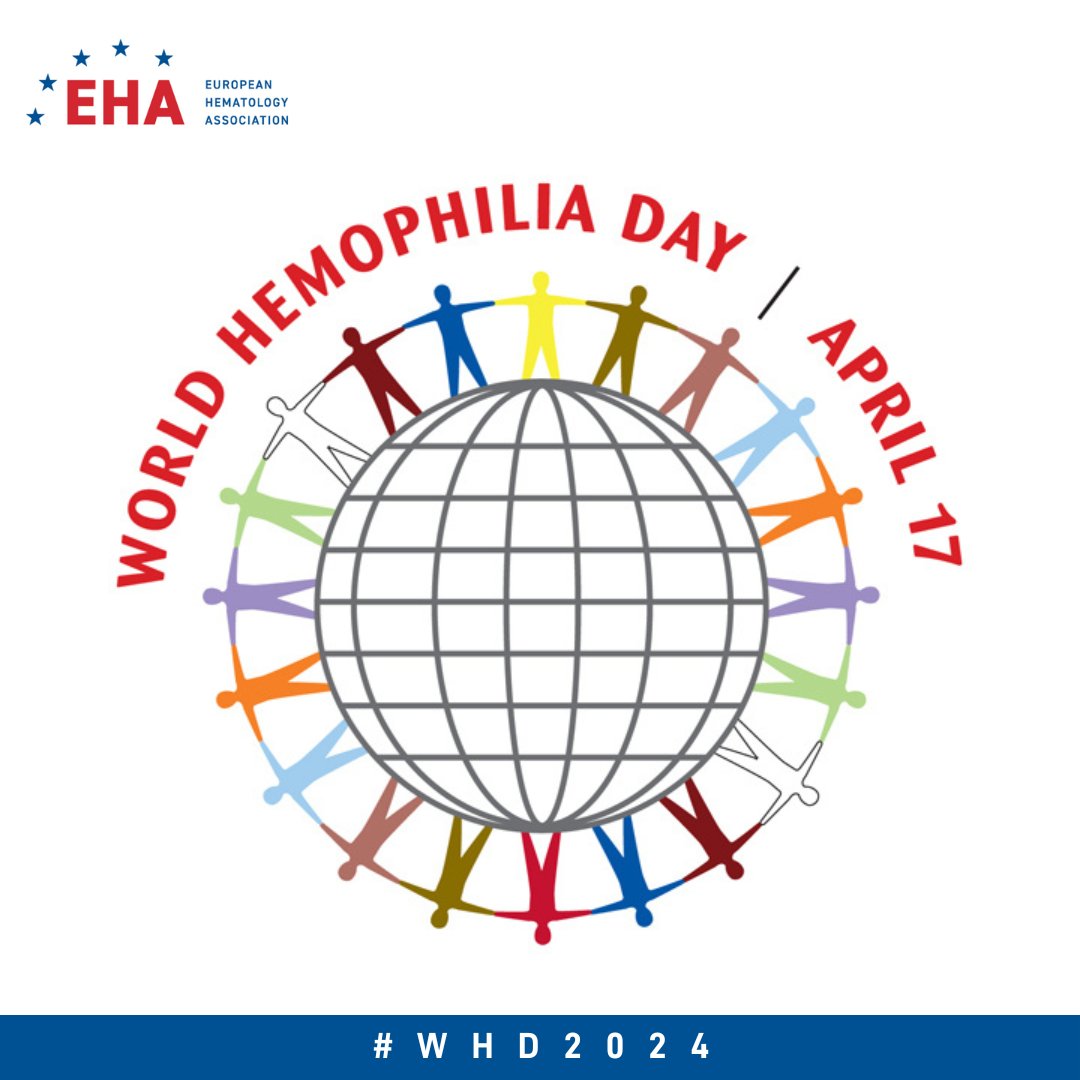 This year's #WorldHemophiliaDay theme is on equitable access for all people with inherited bleeding disorders. In order to work towards prevention, cure, and quality of life for all patients with blood disorders, #EHA advocates for affordable and equitable access to treatment and