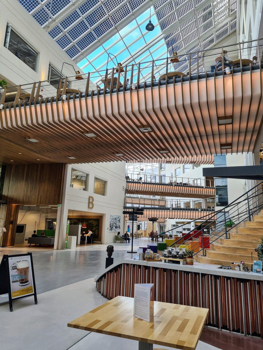 Impressive central space. Where do you think that I am? Which company, which city? #workinprogress