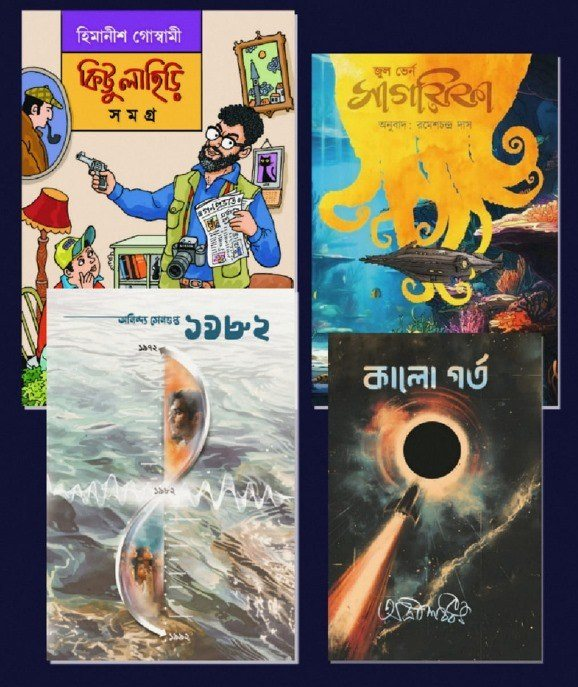 KalpabiswaWeb's tweet photo. #newbook #scifi #translation #Bengali 
New book alert!
Order them from https://t.co/XfQRcfRYrc with a limited-time 25% discount! https://t.co/RHc01V3w14