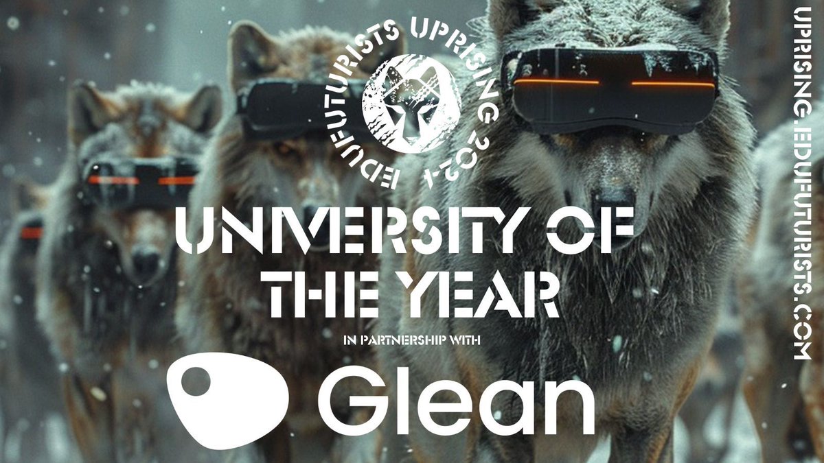 @gleannotes are our University of the Year partners at #Uprising24 to celebrate a university 'setting the standard for excellence by integrating advanced teaching methods & technologies, fostering a future-ready, innovative learning atmosphere.' Nominate: buff.ly/4aRIi9K