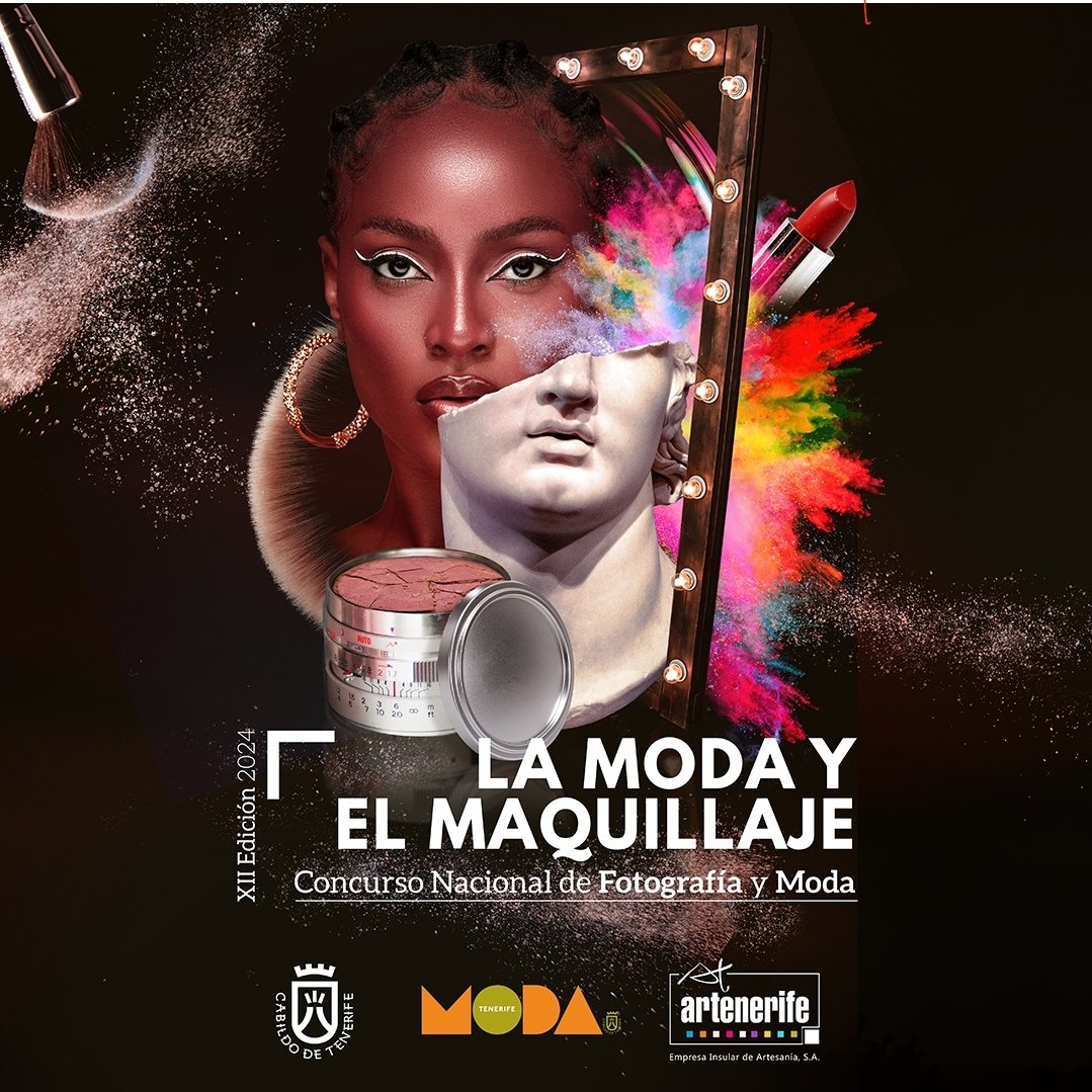 #CONCURSO Recordamos que el plazo presentación XII Concurso Nacional Fotografía y Moda @tenerifemoda @CabildoTenerife finaliza el 30 abril 2024
👉Los trabajos fotográficos deben centrarse en el tema de este año: La moda y el maquillaje
👉Mas info artenerife.com/bases-del-xii-…