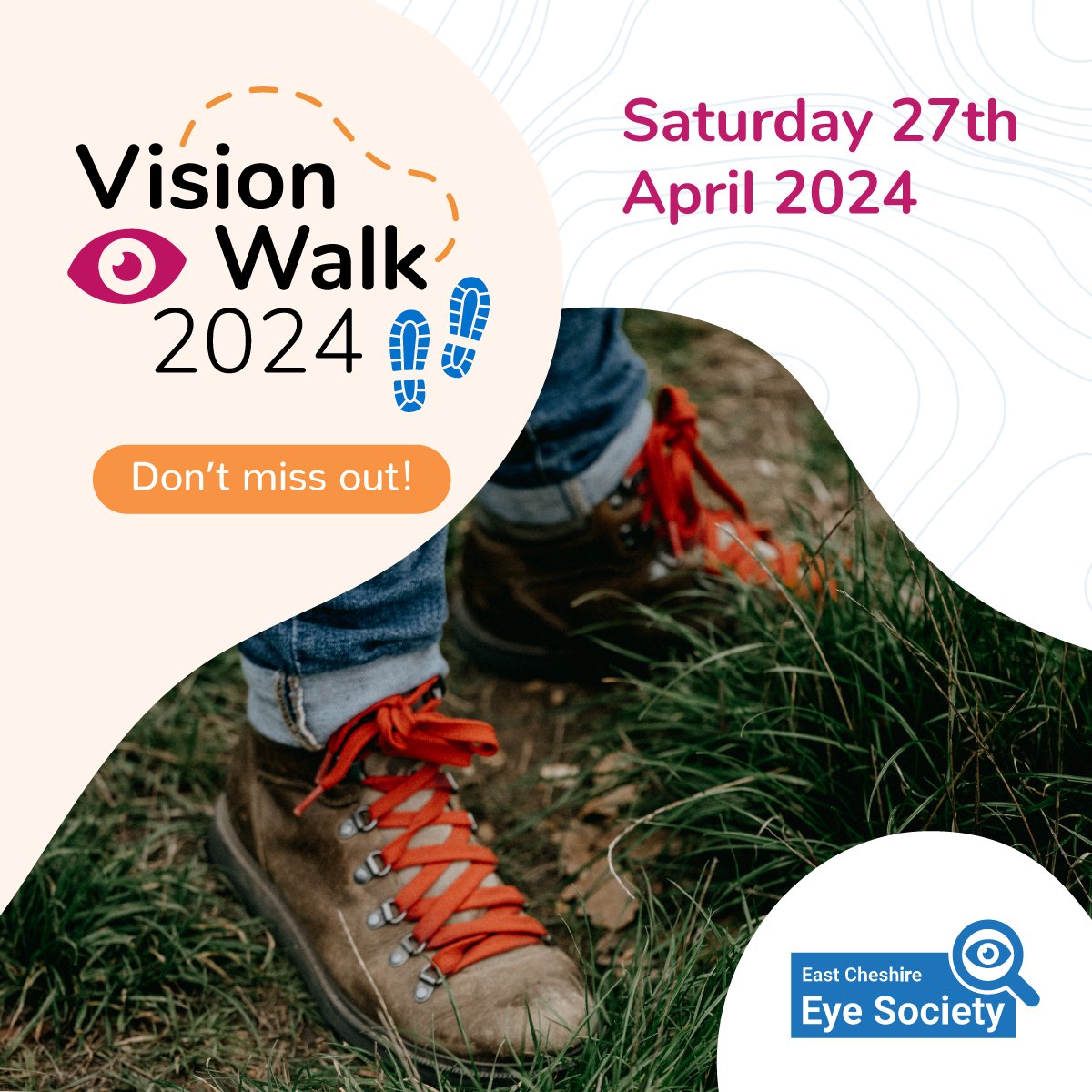 Vision Walk 2024 is next week – here’s what you need to know! Date: Saturday 27th April 2024 Time: 10-10:30am Meeting point: 11 Market Place, Macclesfield, Cheshire, SK10 1EB To get involved, just click here: ecs.page.link/wbpSQ #VisionWalk2024 #Cheshire #Macclesfield
