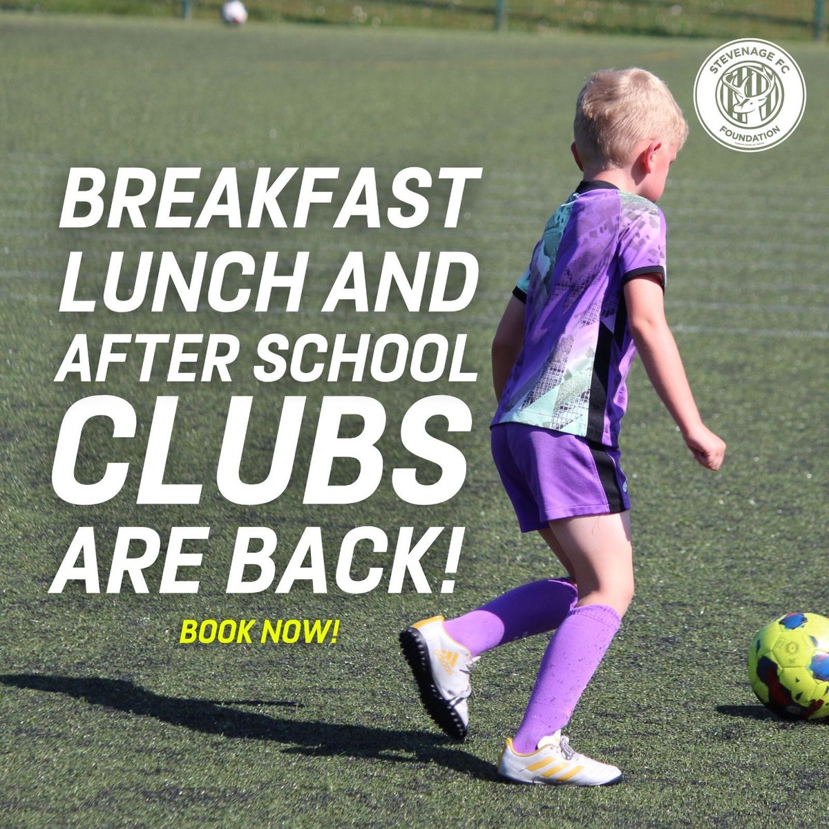 Our school sessions are back! 🕺 Book now to secure your place for the summer term!🥳 🔗- buff.ly/3HCjAPu #extracurricular #school #stevenagefc #stevenagefcf #stevenagefcfoundation