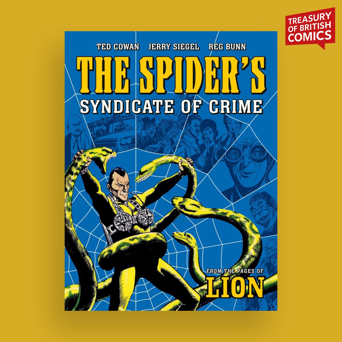 Enter The Spider – comics’ lost Golden Age supervillain from the co-creator of Superman, Jerri Siegel, equipped with a razor-sharp mind, superb athletic ability and a vast array of cutting edge gadgets! bit.ly/43efEwS