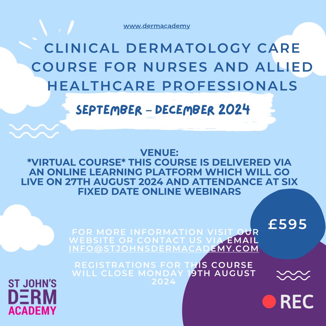 StJohns Derm Academy tweet media