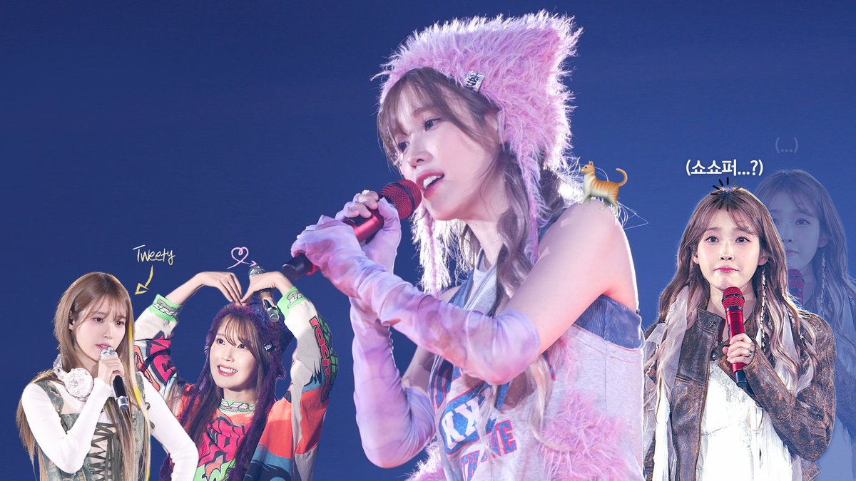 [IU TV] 꽁꽁 얼어붙은 무대 위로 핑냥이가 걸어 다닙니다 🎤🐈 Pink Kitty is walking down the frozen stage 🎥 youtu.be/I6SzADpds5U #아이유 #IU #HEREH #IU_WORLD_TOUR
