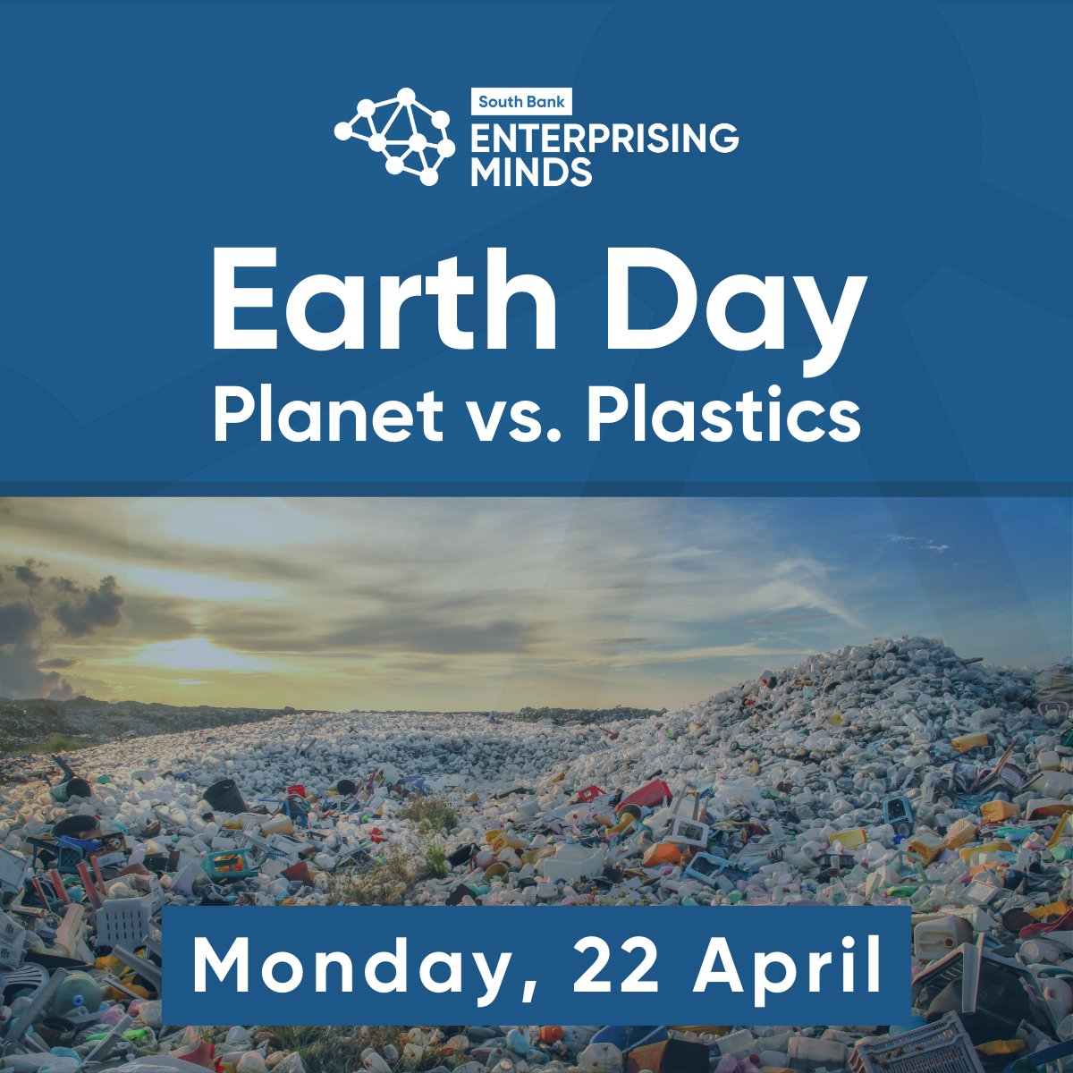 Mez_theEngineer's tweet photo. Join me, @SBILondon, and Enterprising Futures @LSBU in celebrating #EarthDay and our collective fight against plastic pollution. All are welcome to the free panel discussion and Q&amp;A, plus networking and refreshments, on 22nd April at 5 pm. Sign up here: https://t.co/o01qMeL3KZ https://t.co/75NBcg8dMm