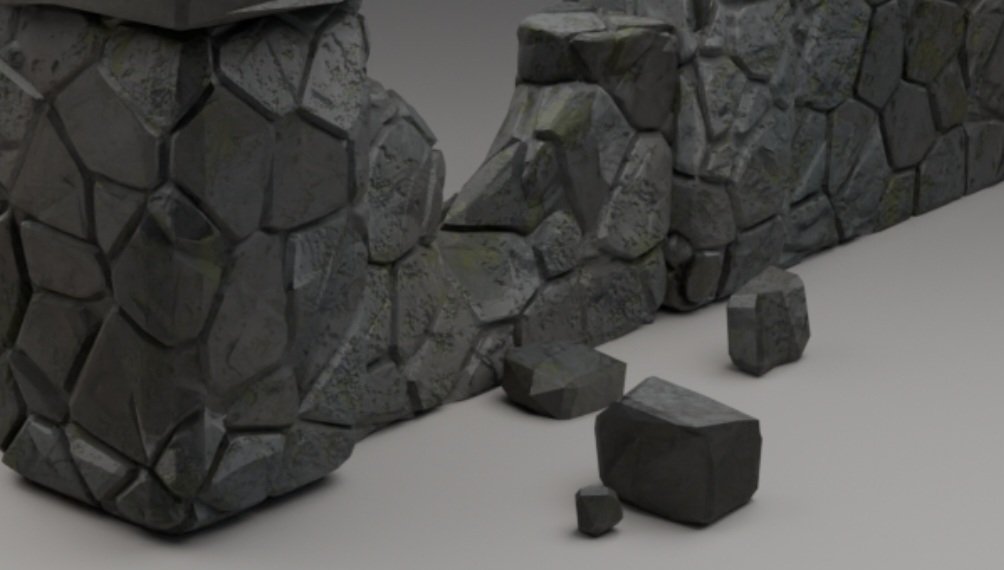 TorchyMuse's tweet photo. Drystane dyke, while making this modular kit I learned about this old Scottish tradition: stone walls without mortar binding. https://t.co/6jtY58e3G4