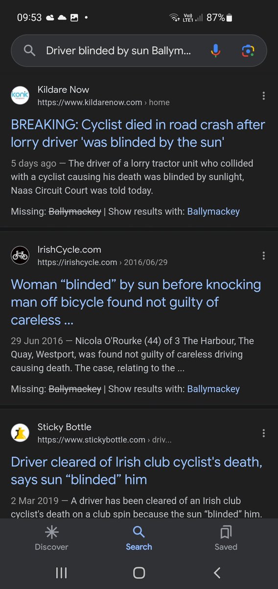 @sticky_bottle Just Google 'driver blinded by sun & cyclist'. Loads of innocent lives shattered because drivers won't slow down when they can't see where they are going. It's ridiculous and shouldn't be accepted in mitigation.