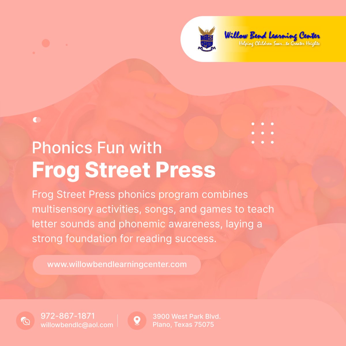 Dive into the world of phonics with Frog Street Press. Discover how fun and engaging activities can spark a love for reading in young learners with the help of this approach.

#FrogStreetPress #PhonicsFun #EarlyLiteracy #PlanoTX #Preschool