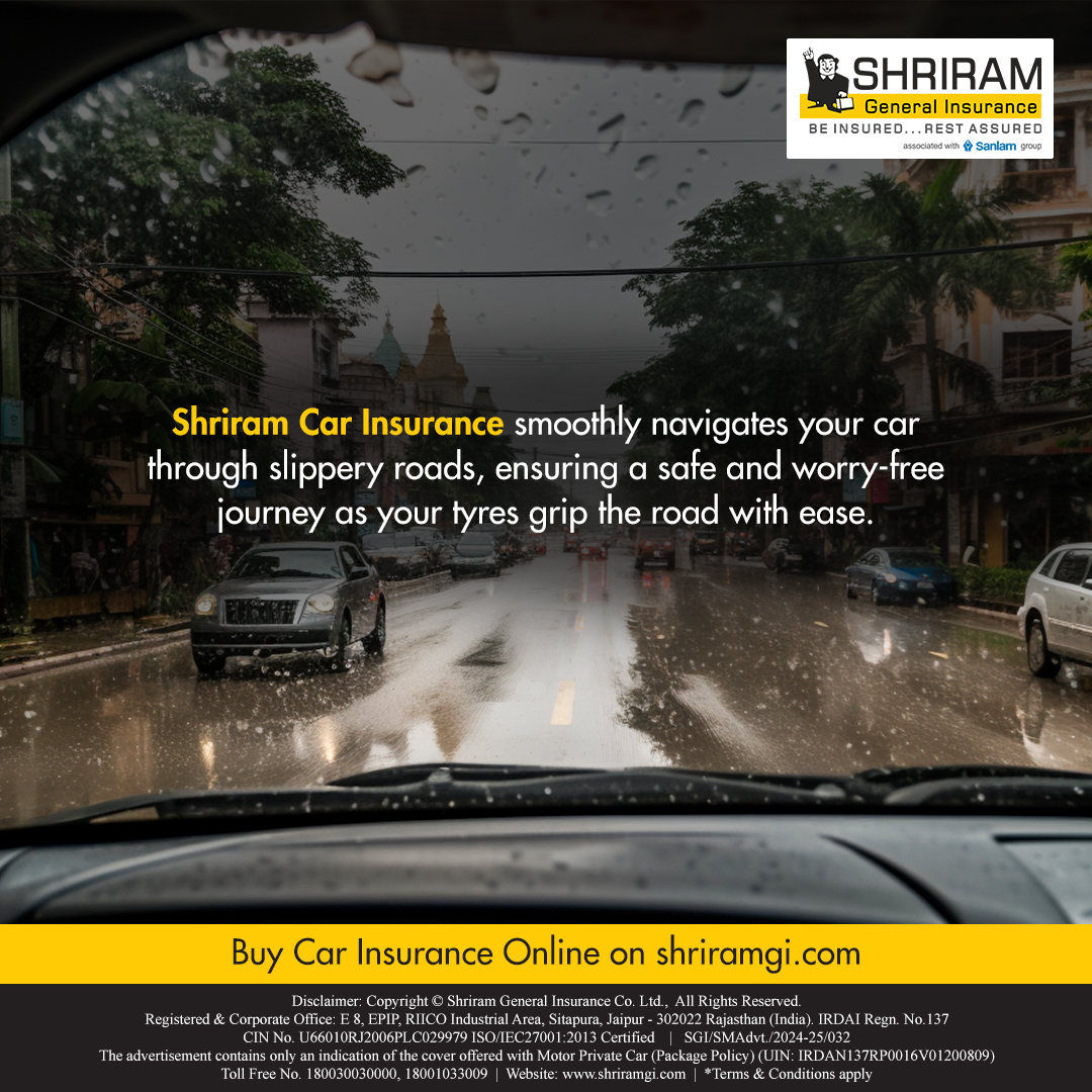 Protecting your journey, mile by mile! Shriram car insurance offers you more than just coverage, and that's a peaceful and stress-free mind for life. 

#CarInsurance #MotorInsurance #InsurancePolicy #InsuranceCoverage #ShriramGI #SGI
