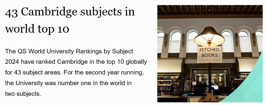 Congratulations to Cambridge Economics for ranking in the top 10 in the world in 2024 QS World University Rankings by Subject! topuniversities.com/subject-rankin…