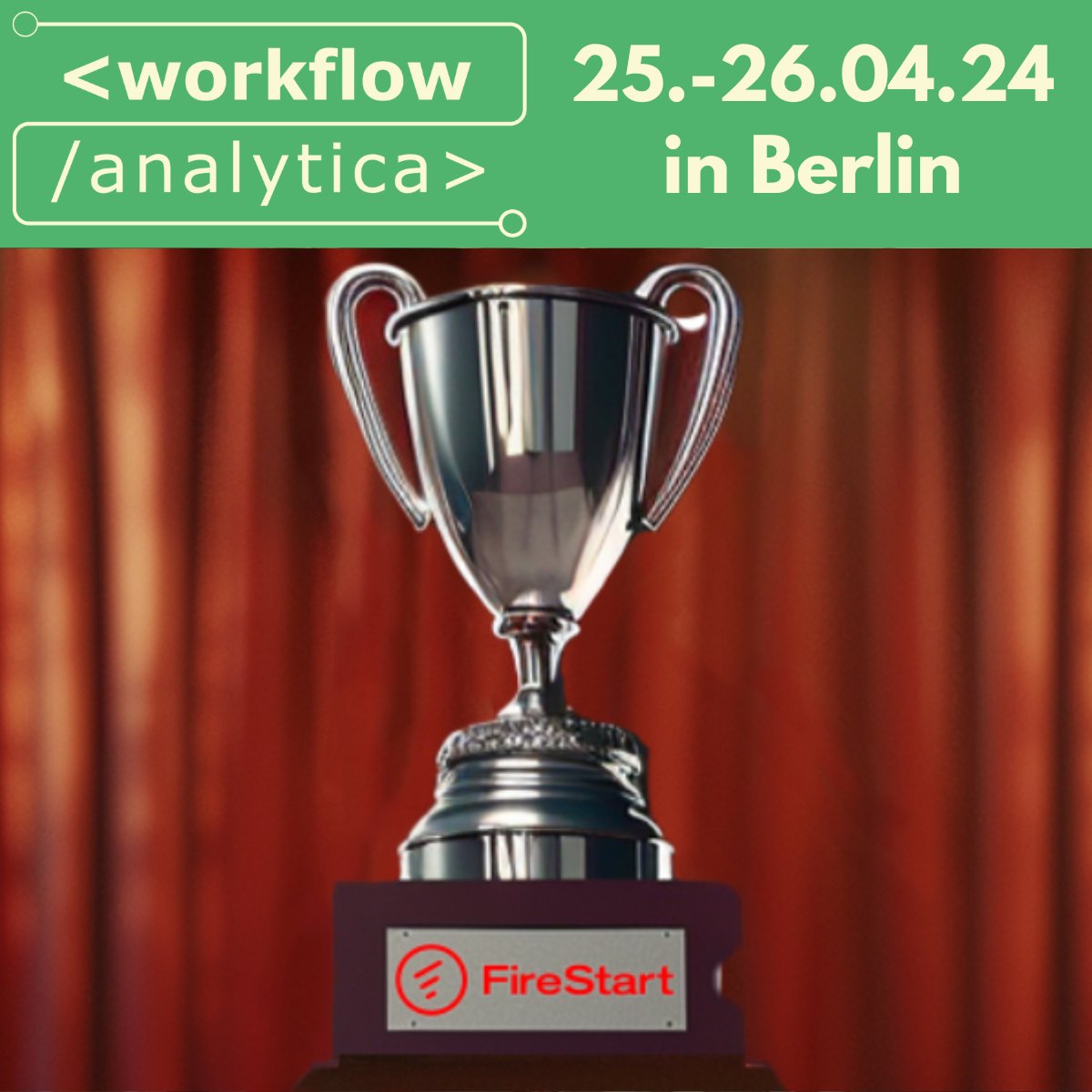 minautics's tweet photo. 🌟 Wir danken FireStart, unserem Silbersponsor bei der Workflow Analytica! 🥈
#WorkflowAnalytica #FireStart #Silbersponsor #Prozessautomatisierung
Neugierig geworden? 👉 https://t.co/677NPfzagu https://t.co/KsUbn8lSTw