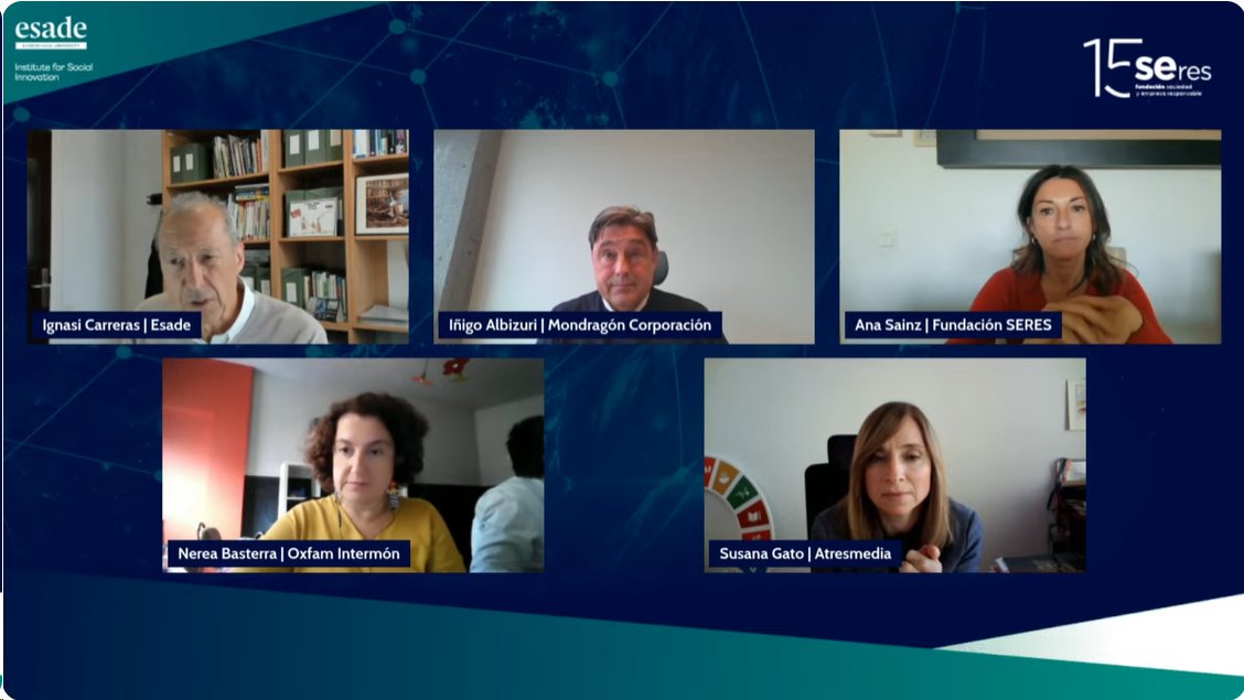 Fundacion_SERES's tweet photo. @AnaSainzMartin @atresmediacom @esMONDRAGON @OxfamIntermon @Esade @ESADEisocial @albizuri_inigo @susanagatogarc @CompromisoAtres @Nbasterra @FundATRESMEDIA Excelente sesión del #CicloSERESEsade sobre el rol de las empresas en la reducción de #desigualdades con @atresmediacom, @esMONDRAGON y @OxfamIntermon. ¡Gracias por acompañarnos!
Vuelve a verlo aquí. 👇
https://t.co/497sr22Qlw https://t.co/qsyzJtNvLz