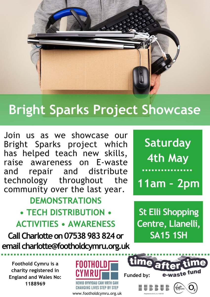 🌟 Join us as we celebrate the end of our Bright Sparks project! 🎉 We've been teaching new skills, raising awareness on E-waste, and distributing technology throughout the community. Join the fun, learn, and discover how you can be part of the E-Waste solution! @hubbubUK