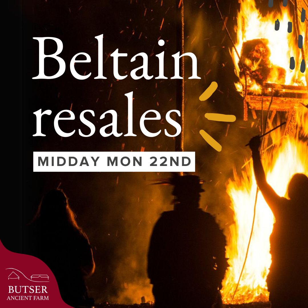 A very limited number of tickets to Beltain 2024 will be going on sale this coming Monday at midday. Can't make it after all? Return your tickets by Monday for a refund ➡️ buff.ly/3W24JF0