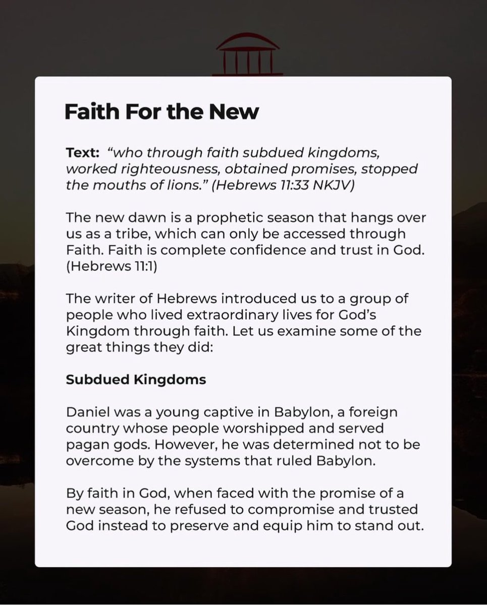 MyTPH's tweet photo. #ANewDawn devotional [17-Apr-24]

When we align with God’s call (in any season) and surrender to His will by faith, we emerge as Kings🤴🏼where He has placed us.
What do you need to trust God for today? What do you need to act on? Step out in faith, believe!

#myTPH
#dailydevotionl https://t.co/leXGl0YQlv