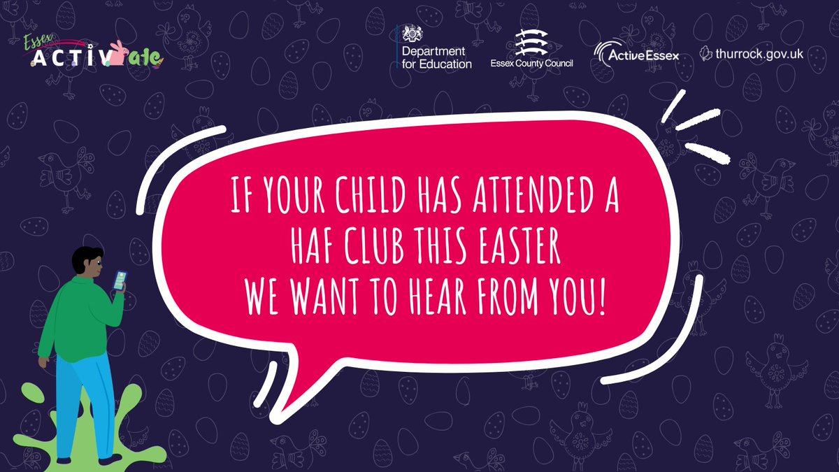 If your child attended a holiday club this #Easter , we'd love to hear from you! 📢 Our short survey helps us to recognise your personal experiences from our clubs, and what you'd love to see from our #HAF2024 programmes this year!

Complete it here 👉 ow.ly/xpiu50RahYS