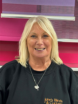 Alison joined our busy office and showroom one year ago bringing previous blinds & curtain experience alongside her lovely and friendly smile. Well done to Alison, completing her first year and becoming a real asset to the Johns Blinds & Curtains team.