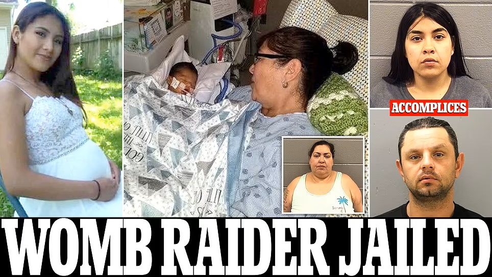 She enlisted her daughter Desiree, who pleaded guilty to murder in January, to help carry out a sick plot to kill the expectant mother Figueroa planned to steal Marlen's baby and raise it as her own, and took horrifying images cradling the infant in hospital after the murder