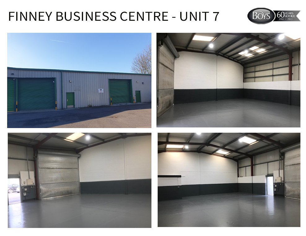 Are you looking for an industrial unit? Then Unit 7 at Finney Business Centre may be for you! It has a loading bay with roller door, personnel door and all the amenities you could require. Enquire today!