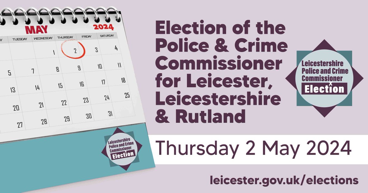 If you want a postal vote in the PCC elections next month, make sure you apply by 5pm today (Weds 17 April). The easiest way to apply for your postal vote is online. Find out more here: ow.ly/pr9g50R6O7I