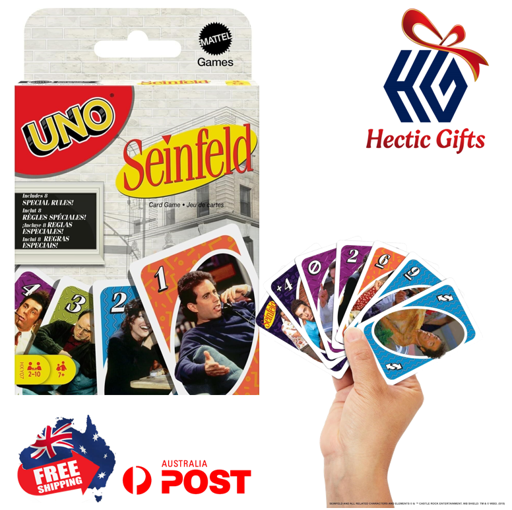 NEW Mattel - UNO Seinfeld Edition Card Game

ow.ly/fqVf50Qyaq2

#New #HecticGifts #Mattel #UNO #Seinfeld #Edition #CardGame #UNOCards #SpecialEdition #Collectible #GameNight #FamilyFun #Jerry #George #Elaine #Kramer #FreeShipping #AustraliaWide #FastShipping