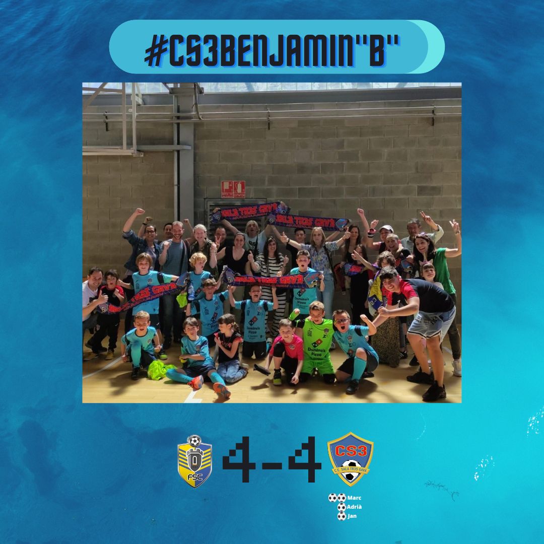 🔵#CS3𝐁𝐞𝐧𝐣𝐚𝐦𝐢𝐧"𝐁"

➡️Nuestro 𝐁𝐞𝐧𝐣𝐚𝐦𝐢𝐧"𝐁" consigue empezar fuera de casa en los últimos minutos.

#UNIVERSCS3 #CS3Base #CS3 #SalaTr3sGava