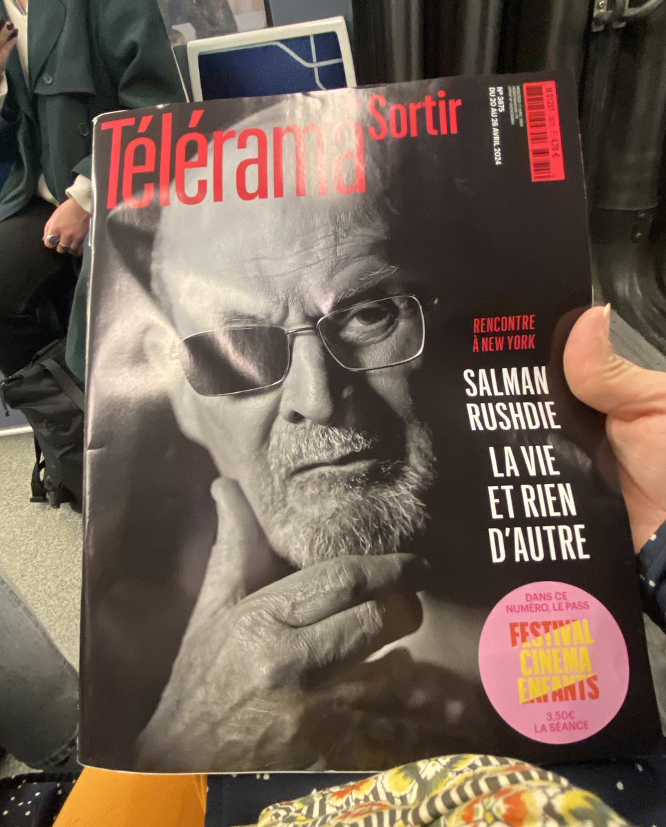 Magnifique entretien avec @Salman dans les toutes premières pages de @Telerama cette semaine. À ne pas manquer ✊🏽🌕✍🏼🌸🙏🏽