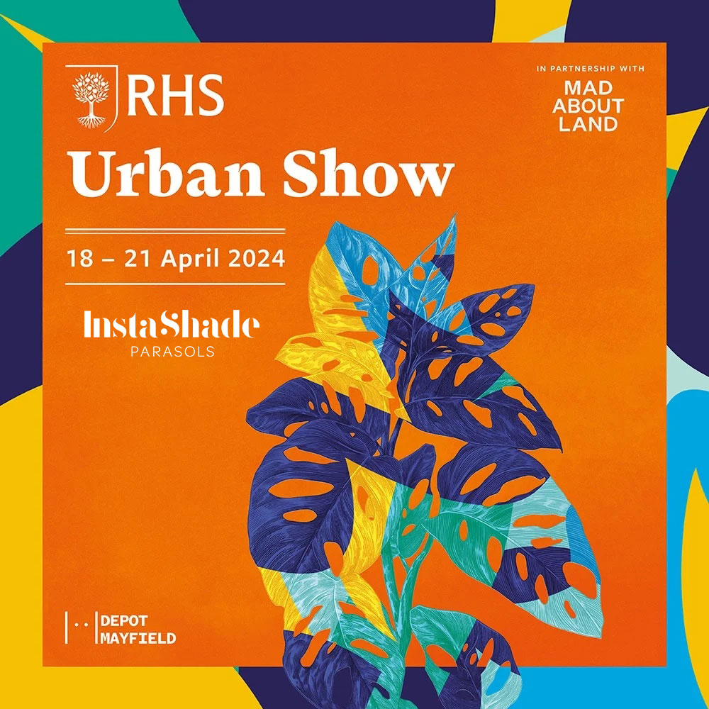 Don't miss us at @The_RHS Urban Show from the 18th - 21st April @depotmayfield in Manchester. We will have a wide range of our products on display and expert staff on hand to discuss your shelter & shade needs. Tickets ➡️ rhs.org.uk/shows-events/r…