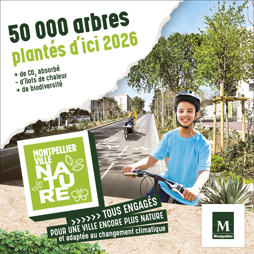 🌳 Véritable bien commun et outil essentiel face au défi climatique, Montpellier développe et protège son patrimoine arboré, ℹ Depuis 2020, plus de 22 000 arbres ont déjà été plantés. Toutes les informations ▶ swll.to/2ZWuI