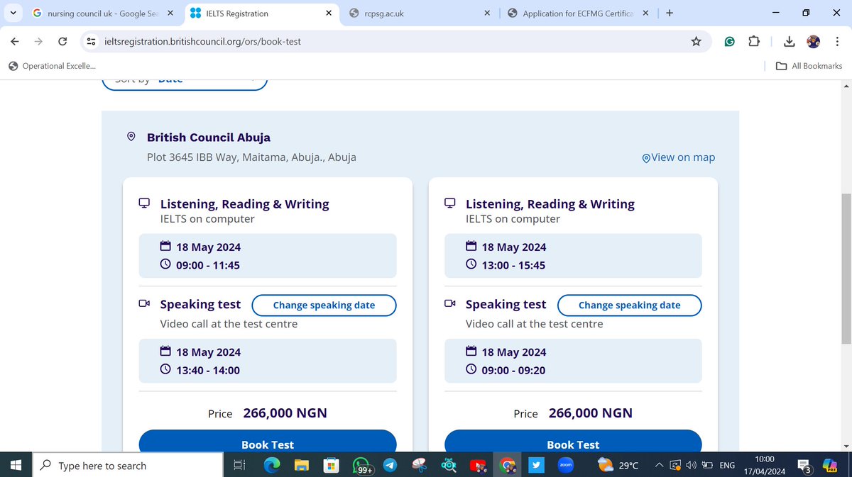 IDP @ieltsng @idpedung  & BC @BritishCouncil pls kindly reduce the prices for IELTS exam
If you come across this, help reach out to the necessary people. I plead for a massive reduction of the cost of booking for the IELTS English proficiency Test
#IELTS #IELTSexam #GMC #NMC