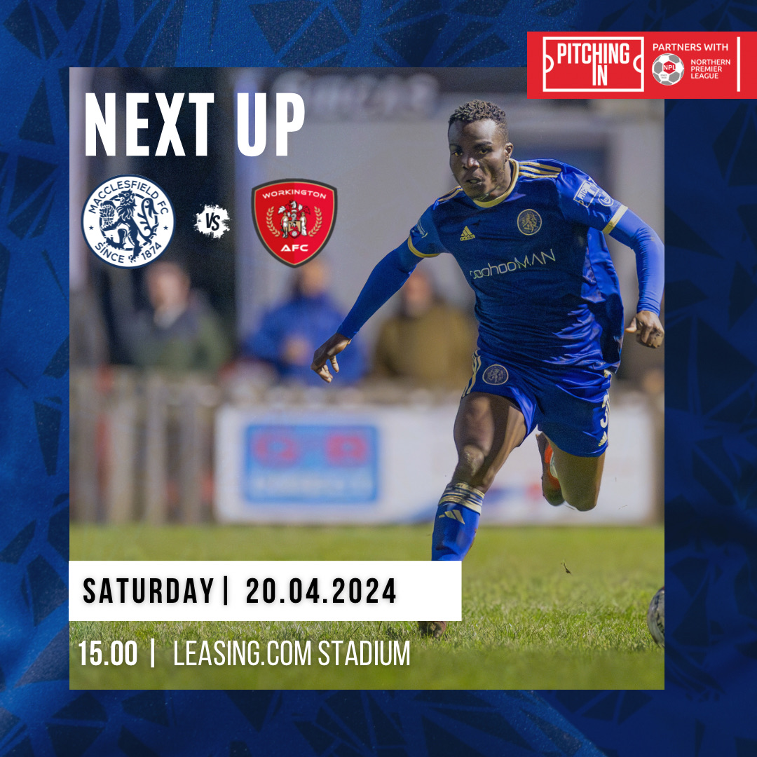 NEXT UP 🏡 | Back at home Saturday as we welcome Workington. 🎶 Live DJ in the Fan Zone 🏟️ Approaching 3,000 for Saturday Get your tickets Saturday 🎟️ bit.ly/3Z2X1tI