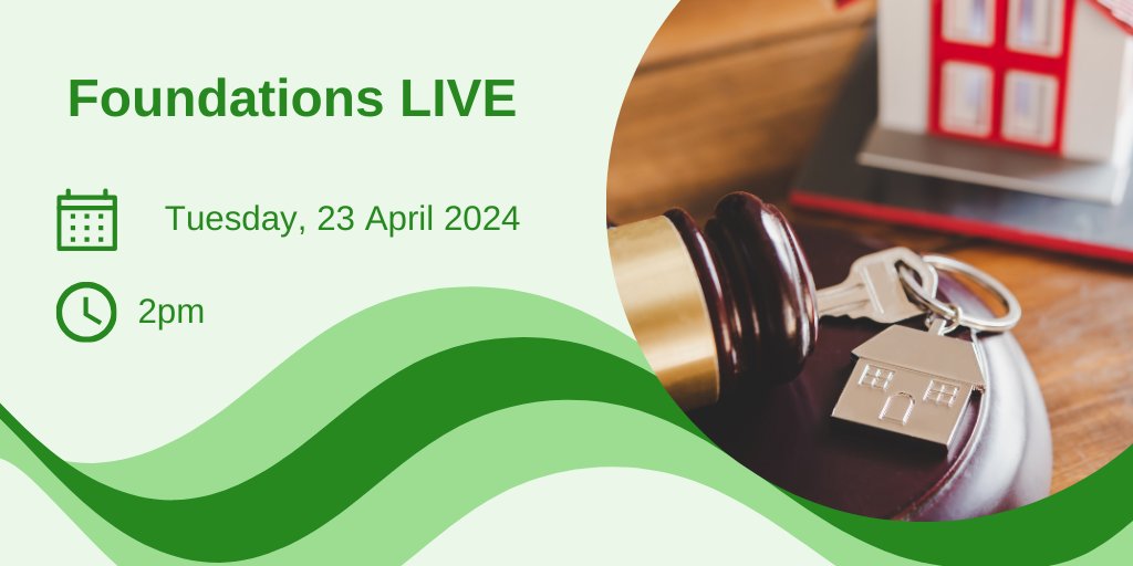 Join us #LIVE to learn about adaptation and #DFG case law in the private rented sector, hosted by our very own Paul Smith, guests include: 🎙Meera Chindooroy, @NRLAssociation  📅 Date: 23/04/2024 ⏰ Time: 14:00 - 15:00 📍 Online Event [bit.ly/Foundations-Li…]