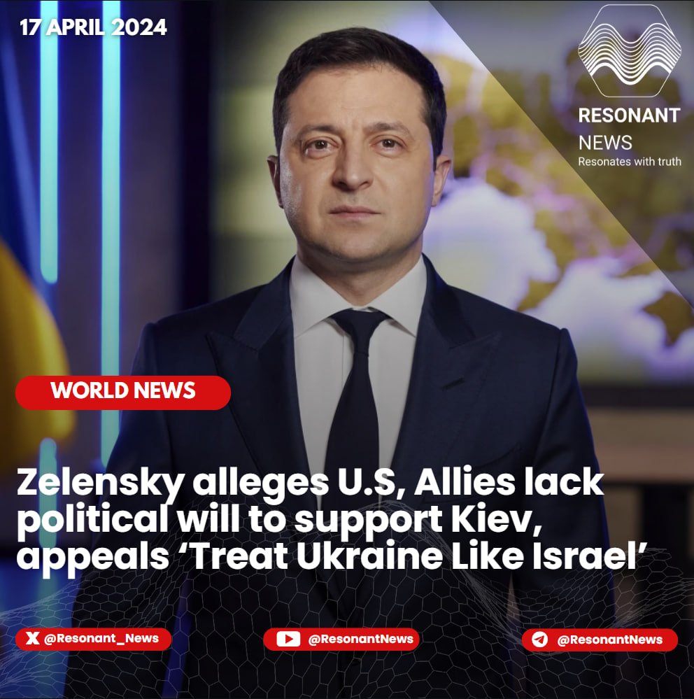 🇺🇦 #Ukraine President Zelensky praises U.S, UK, Jordan for helping out Israel against Iran’s attack on 13 April. Zelensky said the world witnessed allied action in the skies above Israel and praised how unity helped the country defending itself against terror. Zelensky also…