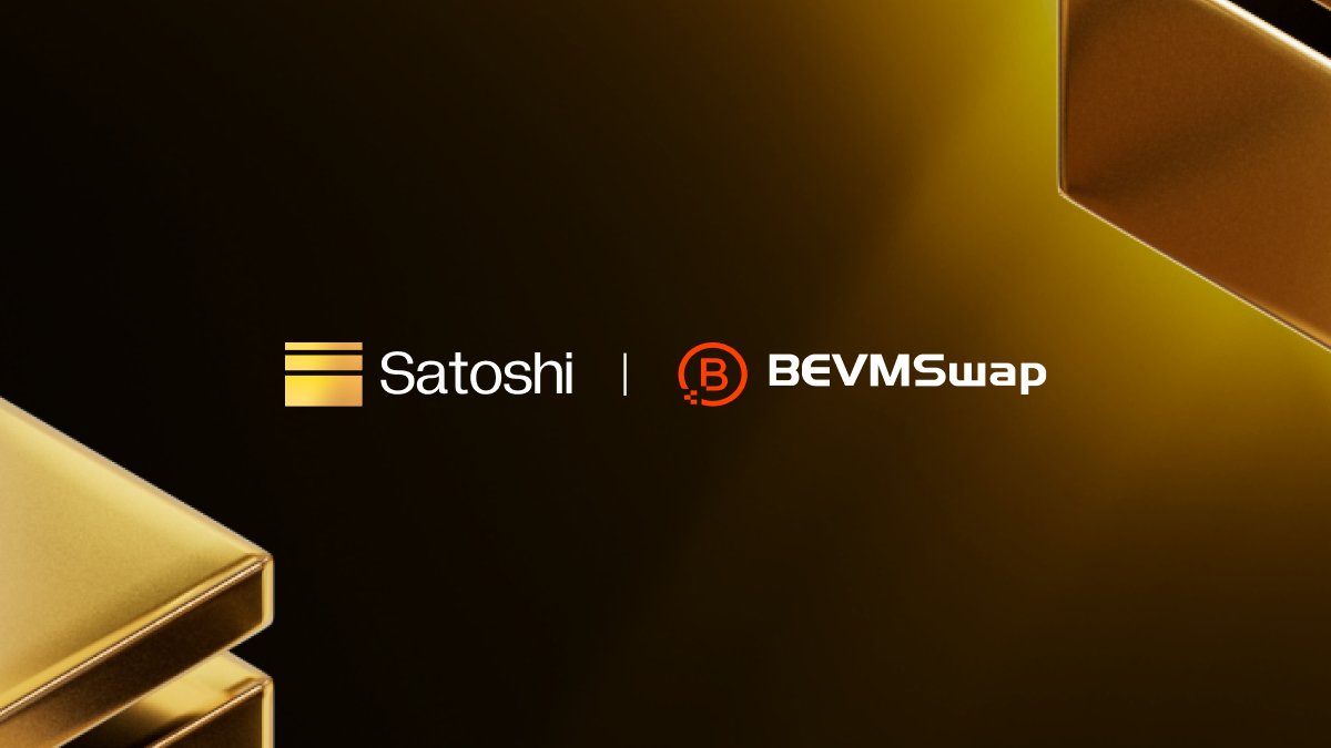 Partnership with BEVMSwap 🤝 With @Bevmswap, the first AMM DEX built on @BTCLayer2, it allow users to trade, swap for $SAT and add liquidity for SAT-BTC. It enables new scenarios for $SAT and make BTCFi ecosystem moving further ! Let's dive in 🧵