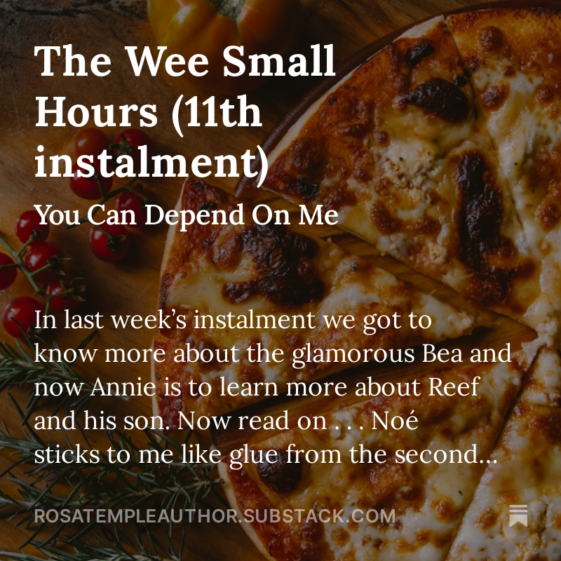 RosaT_Author's tweet photo. Have you read the latest free instalment of The Wee Small Hours? https://t.co/81dcHwiqKw #amreading #freebooks https://t.co/ey0njKsLH1