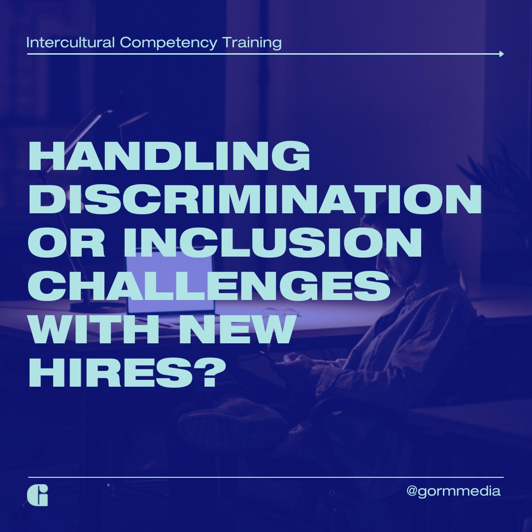 Are your new hires struggling to integrate in your work culture? 💼 

💪 GORM's tools help YOU ensure everyone feels welcomed.

🤝🏽Partner with us to boost your diverse talent retention:
gormmedia.com/online-training

#talentretention #newhires #culturalmanagement #diversityinclusion